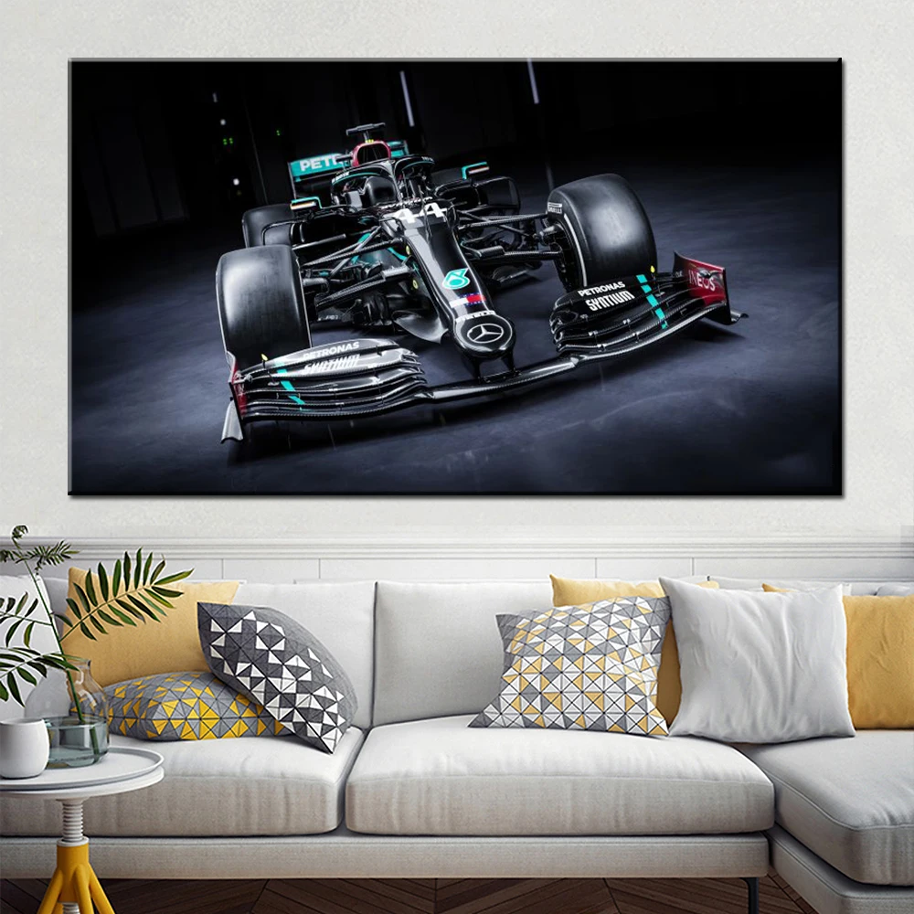 

Canvas Art Poster Mercedes-AMG F1 W11 EQ Performance Decor Painting Living Room Wall Picture Print Bedroom Home Decoration