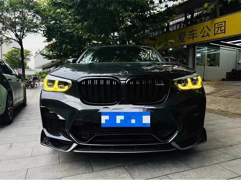 Синие и желтые глаза ангела для 18-21 BMW X3 X3M F97 G01 X4 X4M G02 желто-красный модуль DRL фонари
