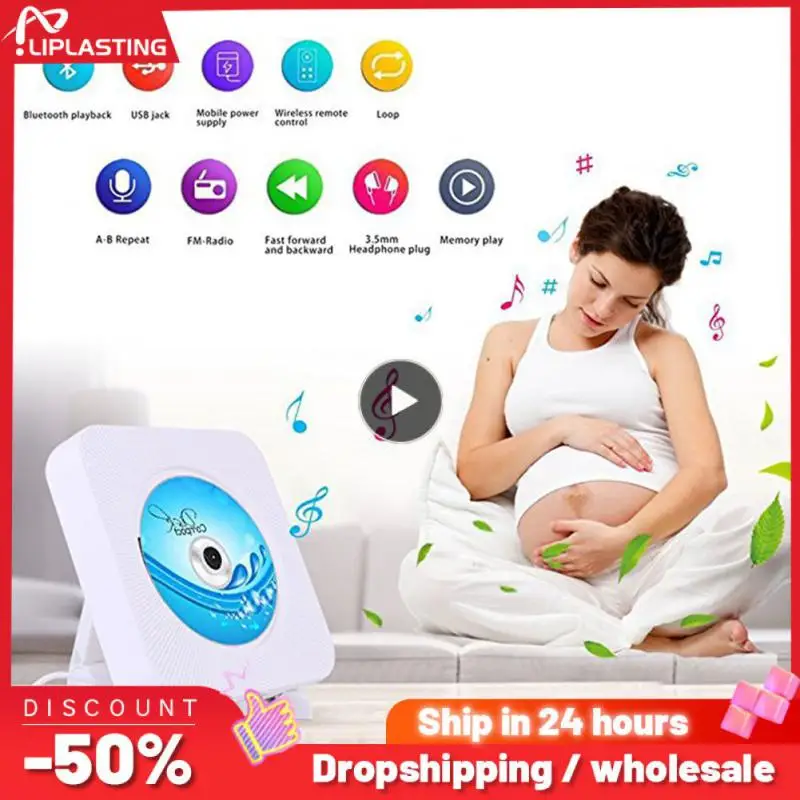 

1/2/4PCS Easy To Use Fm Radio Innovative Compact Design High-quality Sound Cd Player Sound Quality Portable Convenient