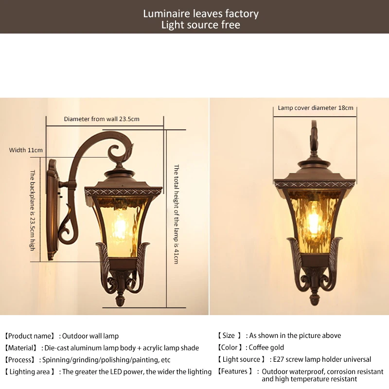 

Наружная LED лампа для лестницы, алюминиевая, IP65, 3Вт
