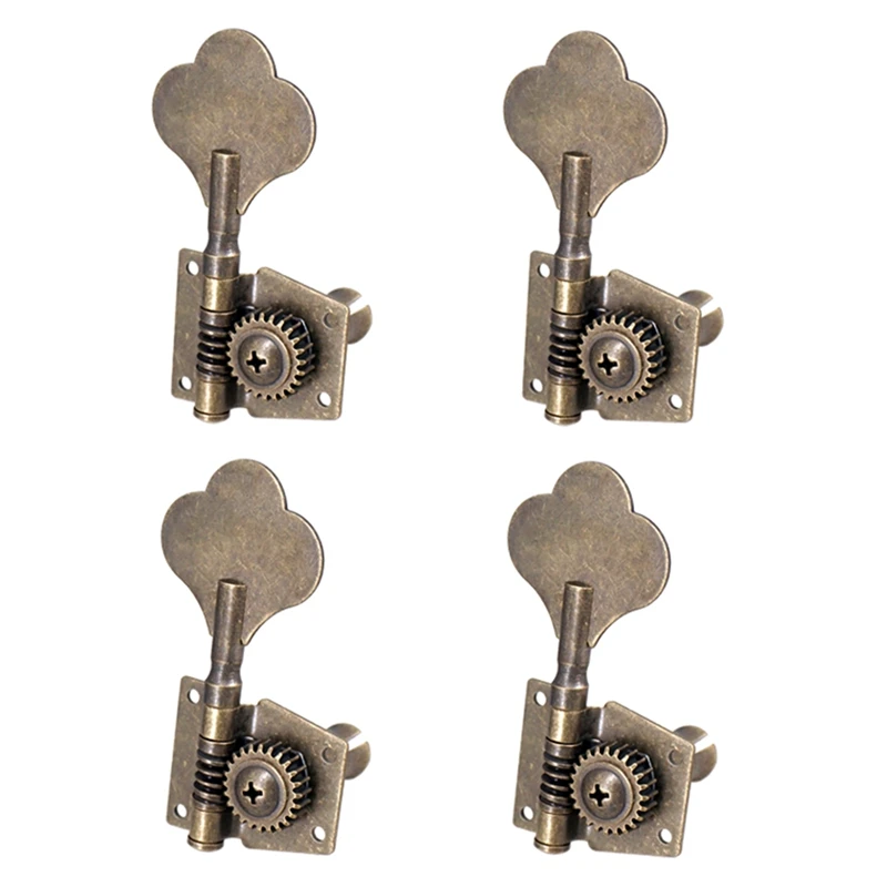 

Dropship-Guitar Vintage Open Bass Guitar Tuning Key Pegs Machine Heads Tuners 4R For 4 Strings Bass