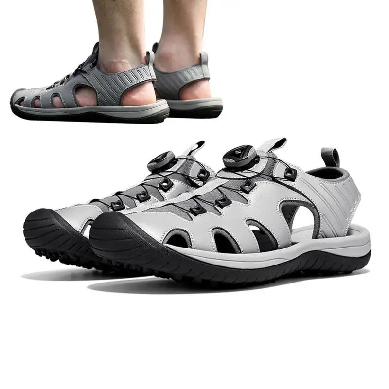 

Мужские Нескользящие кроссовки, дышащие сандалии для гольфа, летняя спортивная обувь для тренировок