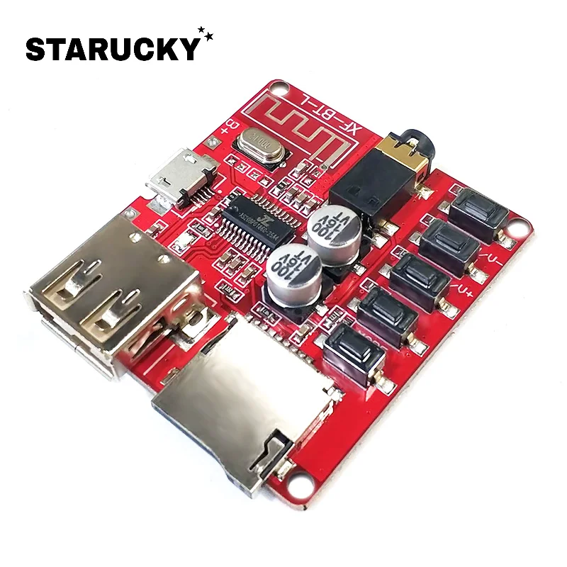 Беспроводной модуль Bluetooth MP3 декодирования платы 3 7-5 в Micro USB TF интерфейс карты -