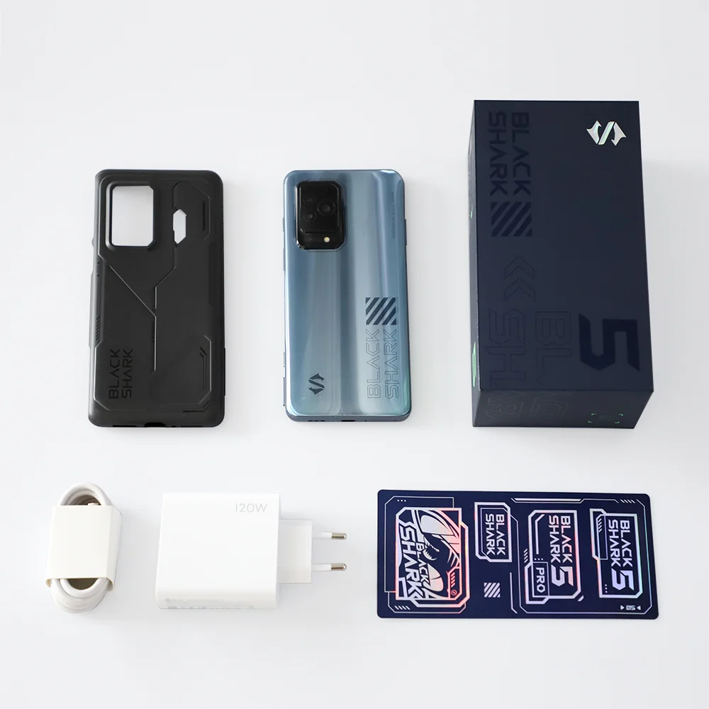 Black Shark 5 5G Global Version Gaming Phone Smartphone 120W Fast Charge 4650mAh 6.67'' Pop-up Triggers Cellphone