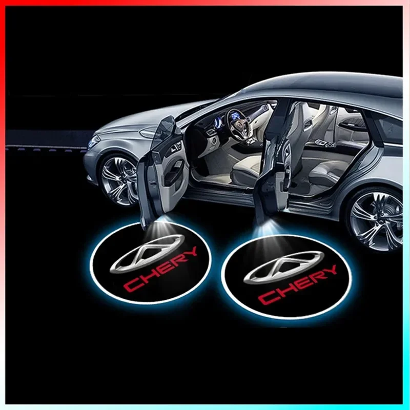 2 шт. автомобильный светодиодный приветственный свет с логотипом двери