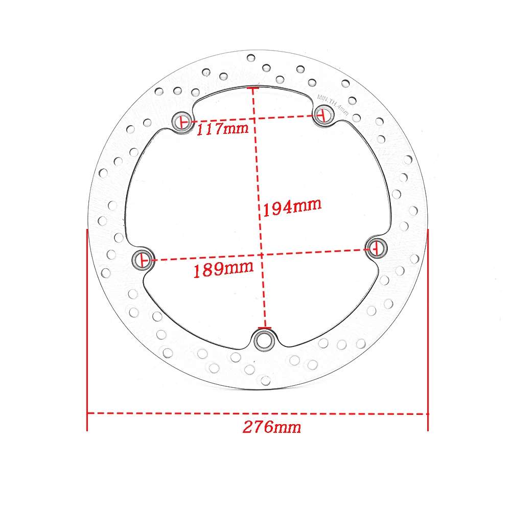 Tylna tarcza hamulcowa do motocykli BMW R1150GS Adv R850C R850GS R850R R850RT R1100GS R1100R R1100RT R1100S R1150R R1150RS R1150RT