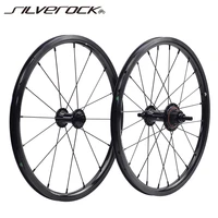 silverock bike wheelset 5 speed 16 x1 38 349 nbr rim 14h 21h for brompton 3sixty ultralight folding bicycle wheels 861g