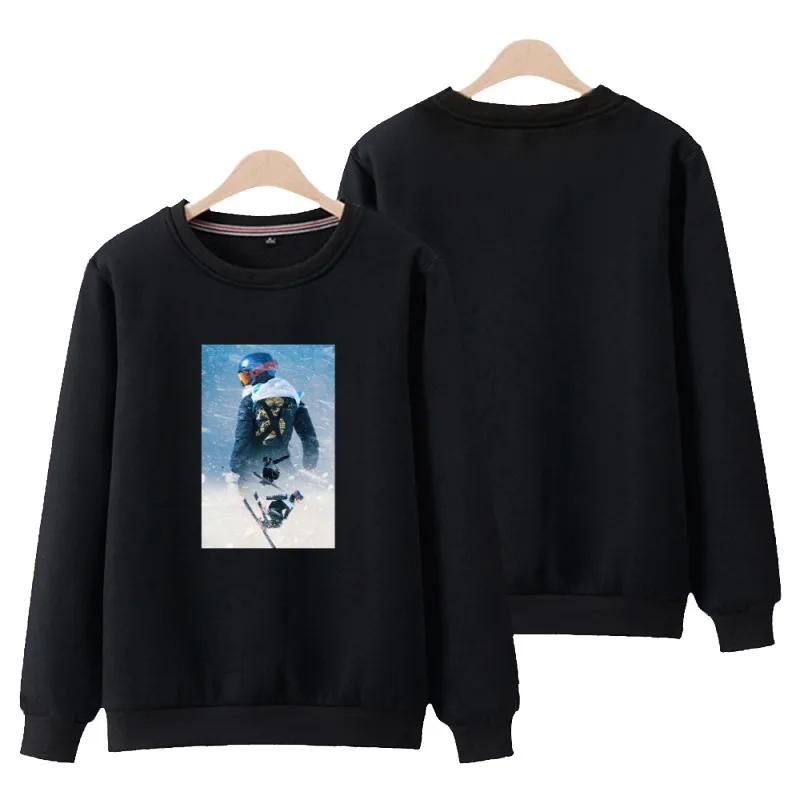 

Gu Ailing Eileen Crewneck Sweatshirt Hip Hop Graphic Hoodie Poleron Hombre Streetwear Unisex Harajuku Tracksuit