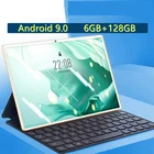 Планшет с 10,1-дюймовым дисплеем, ОЗУ 6 ГБ, ПЗУ 2022 ГБ, 2-мя слотами для SIM-карт, Android 9,0