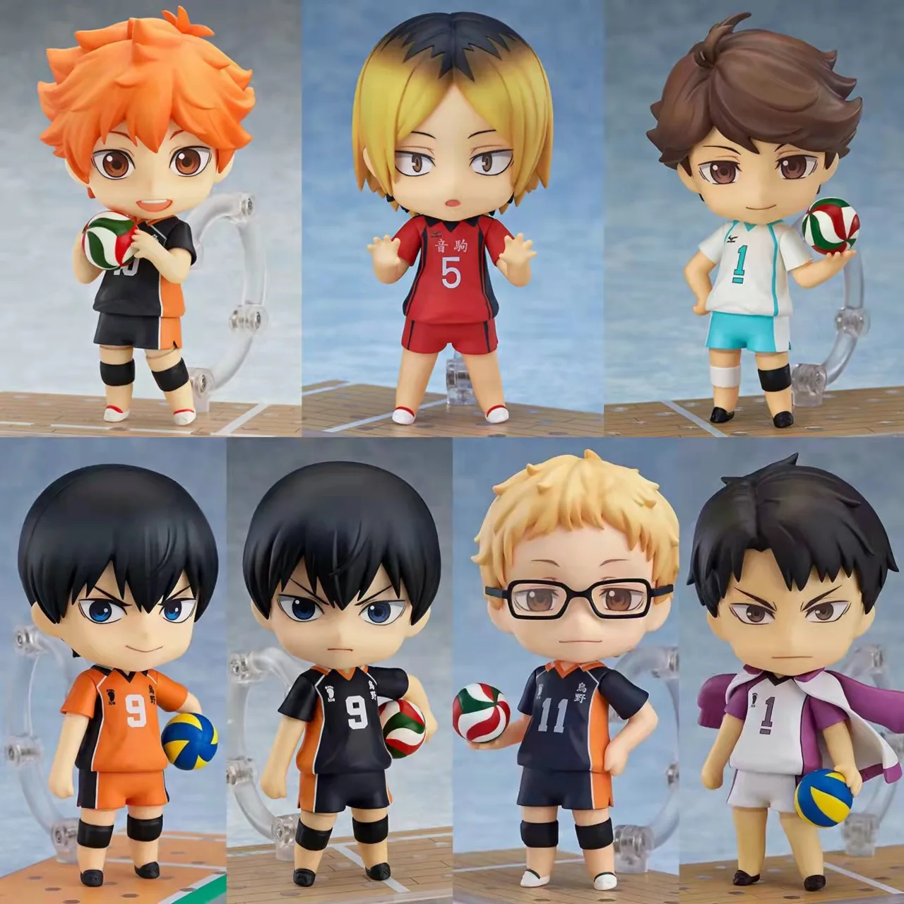 

Фигурка Haikyuu! Экшн-фигурка Tobio Kageyama Shoyo Hinata Kozume Kenma Kei Tsukishima Oikawa Tooru 10 см модель