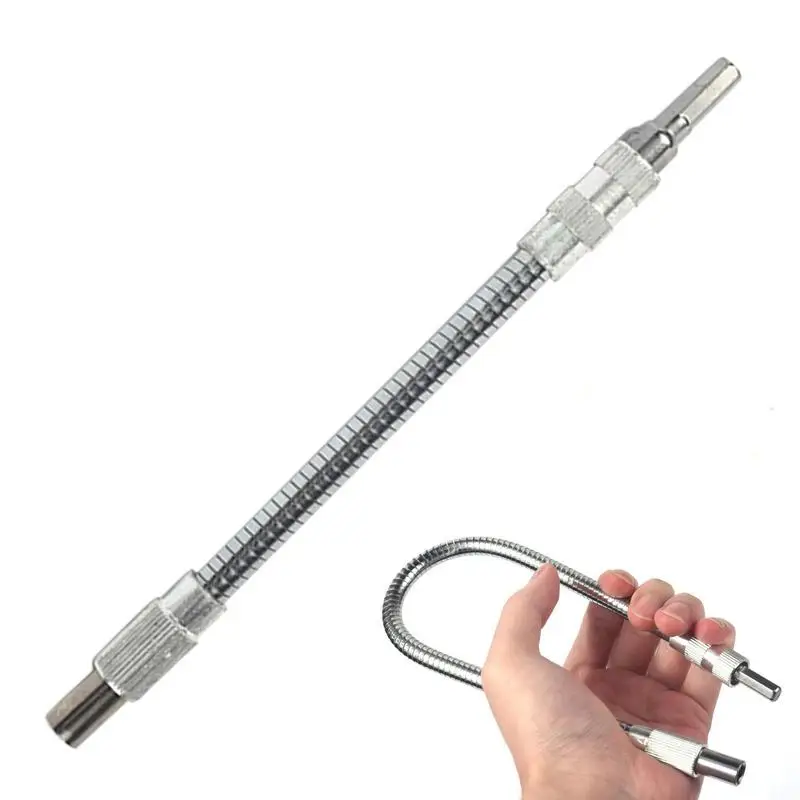 

Flexible Drill Bit Extension Multifunctional Magnetic Bendable Drill Extension Compatible With A Small Wrench Cordless
