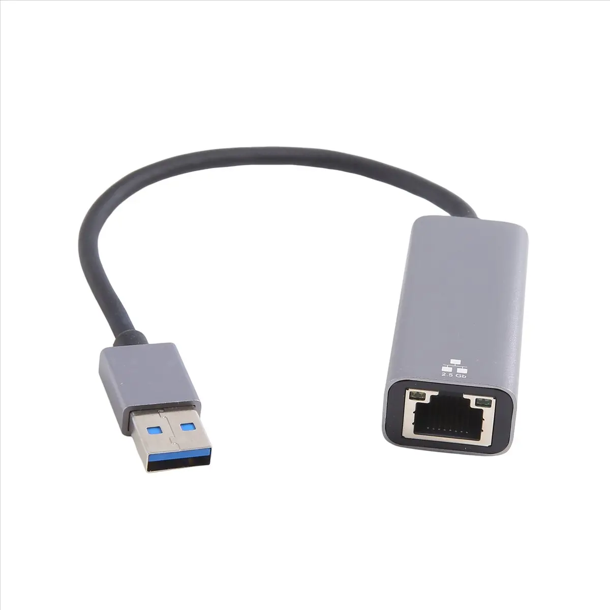 Фото [НОВАЯ АКЦИЯ] USB-адаптер Ethernet 2.5G USB3.0 2500 Мбит/с, сетевая карта USB RJ45 для ноутбуков и ПК №1
