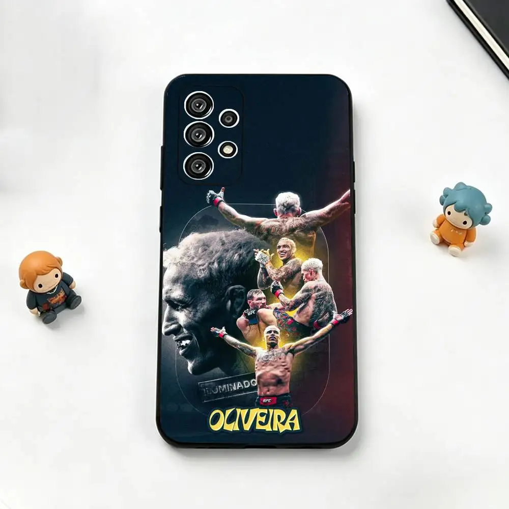 Фото Чехол для телефона U-UFC Charles Oliveira, черный, силиконовый, мягкий, для Samsung S25, S24, S21, S22, S23, S30, Ultra, S20, Plus, FE, Lite №3
