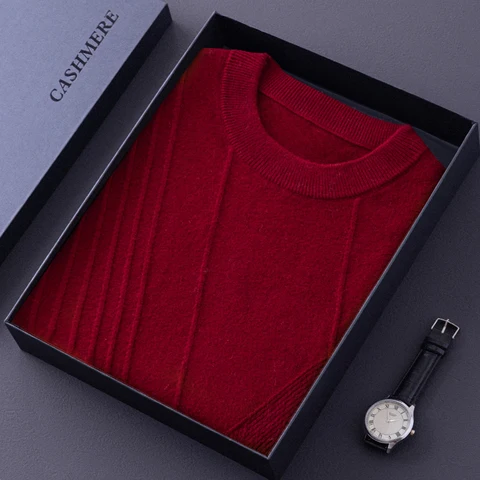 Мужской кашемировый пуловер