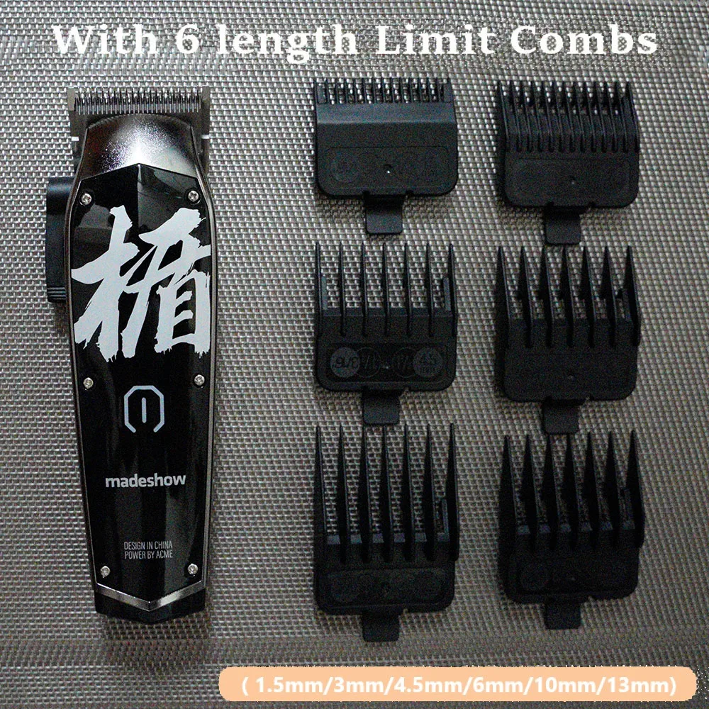 New Madeshow M10 Hair Clipper Hair Trimmer for Men Professional 7000RPM Rechargeable Hair Cutting Machine Finishing Haircut