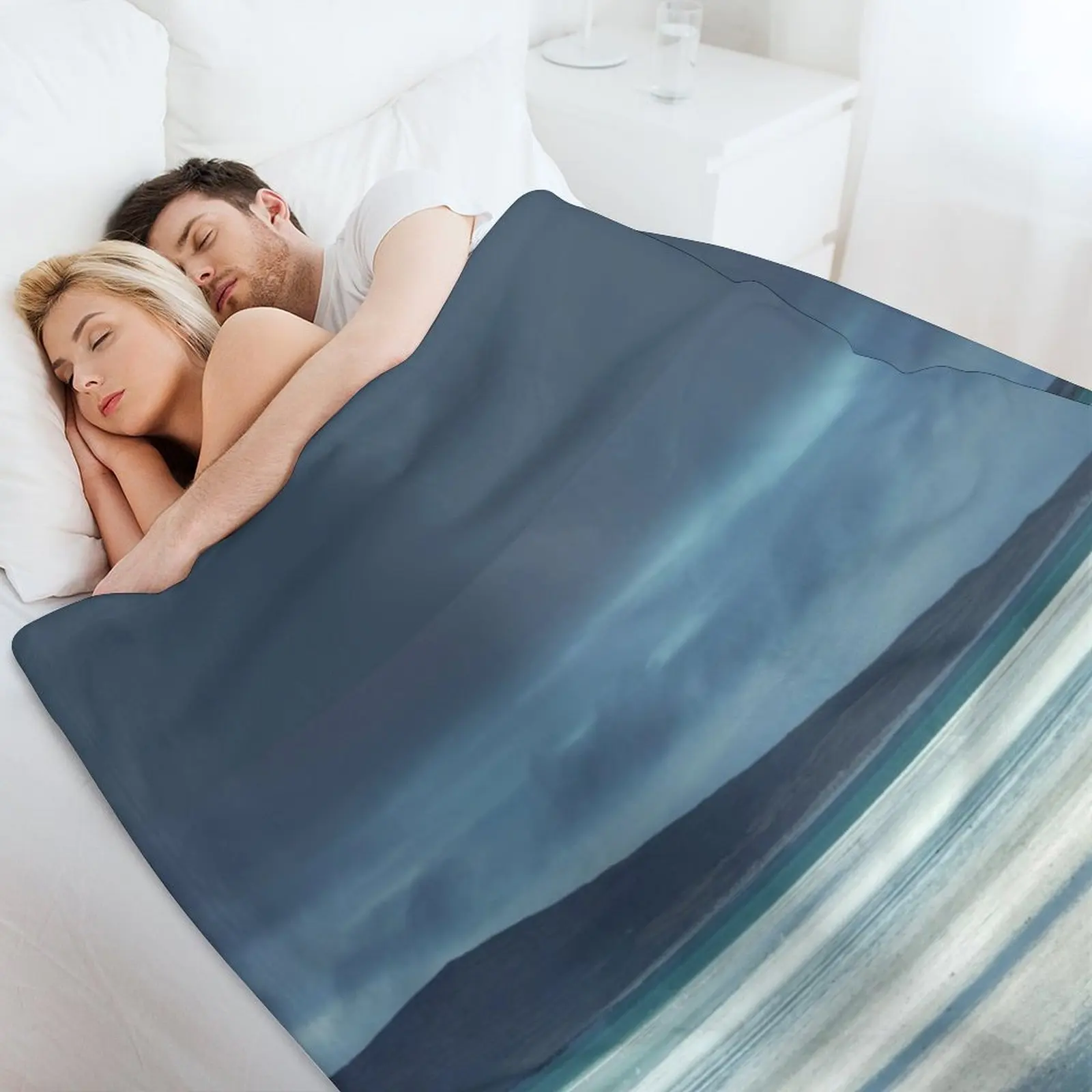 Одеяло Outer Hebrides North Uist Clachan Sands Scotland одеяло для волос термобелье путешествий летние