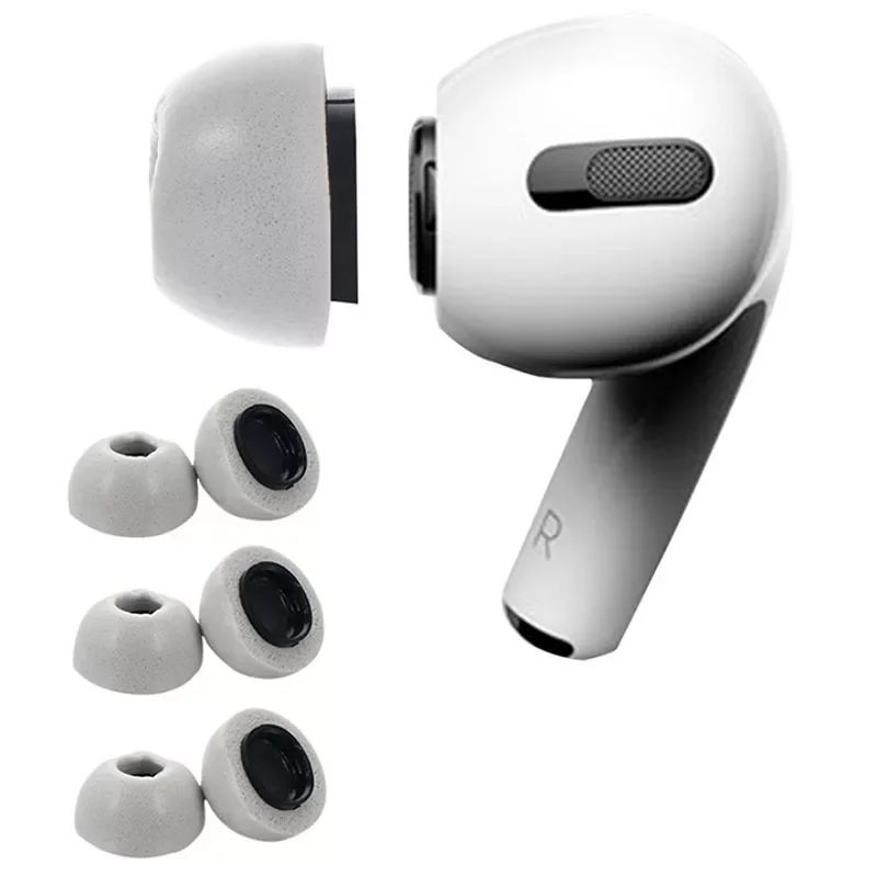 

Anti Slip Earbud Tips For Airpods Pro Memory Foam Cover Earphone Tips Noise Reduction Soundproof Earplug For AirPods 3