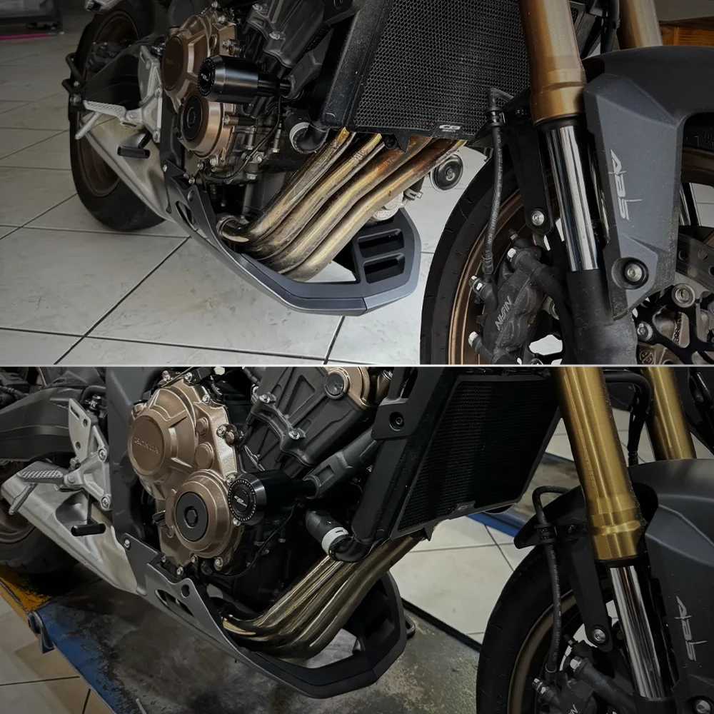 Фото Защитная панель для мотоцикла CB650R 2019-2025, нижняя часть двигателя, нижняя часть защитной панели для HONDA CBR 650 №2