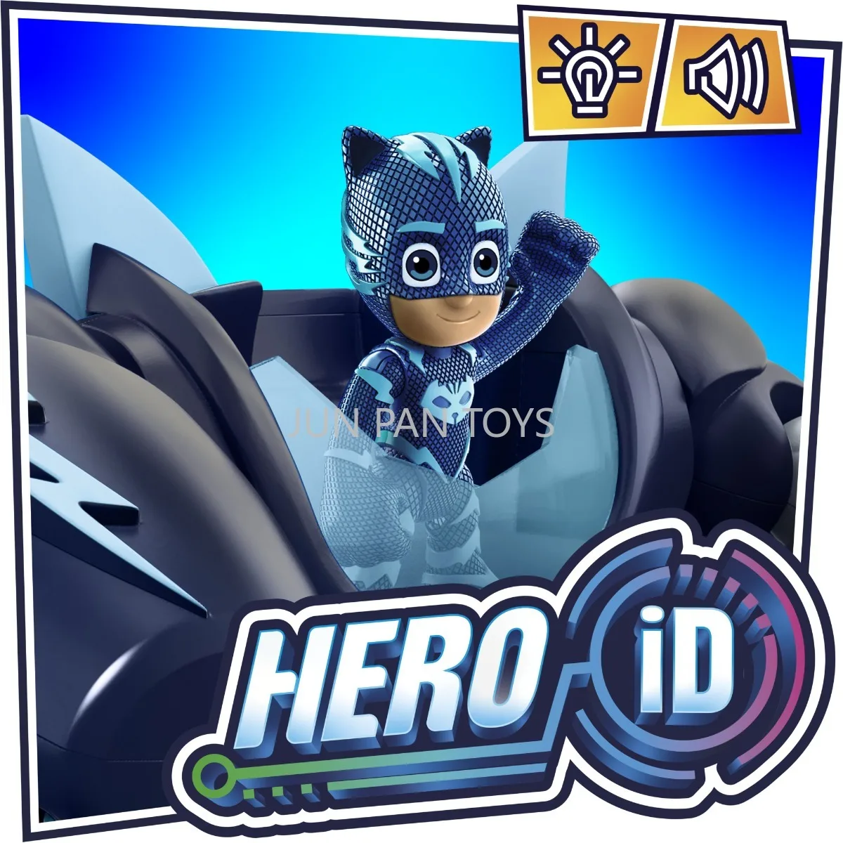 Фото Оригинальные фигурки PJ Masks: Робокэтбой, Гекко, Фурбол, Суперкэт, Страйпс с подсветкой и звуком, игрушки для дошкольников, подарок для детей №4