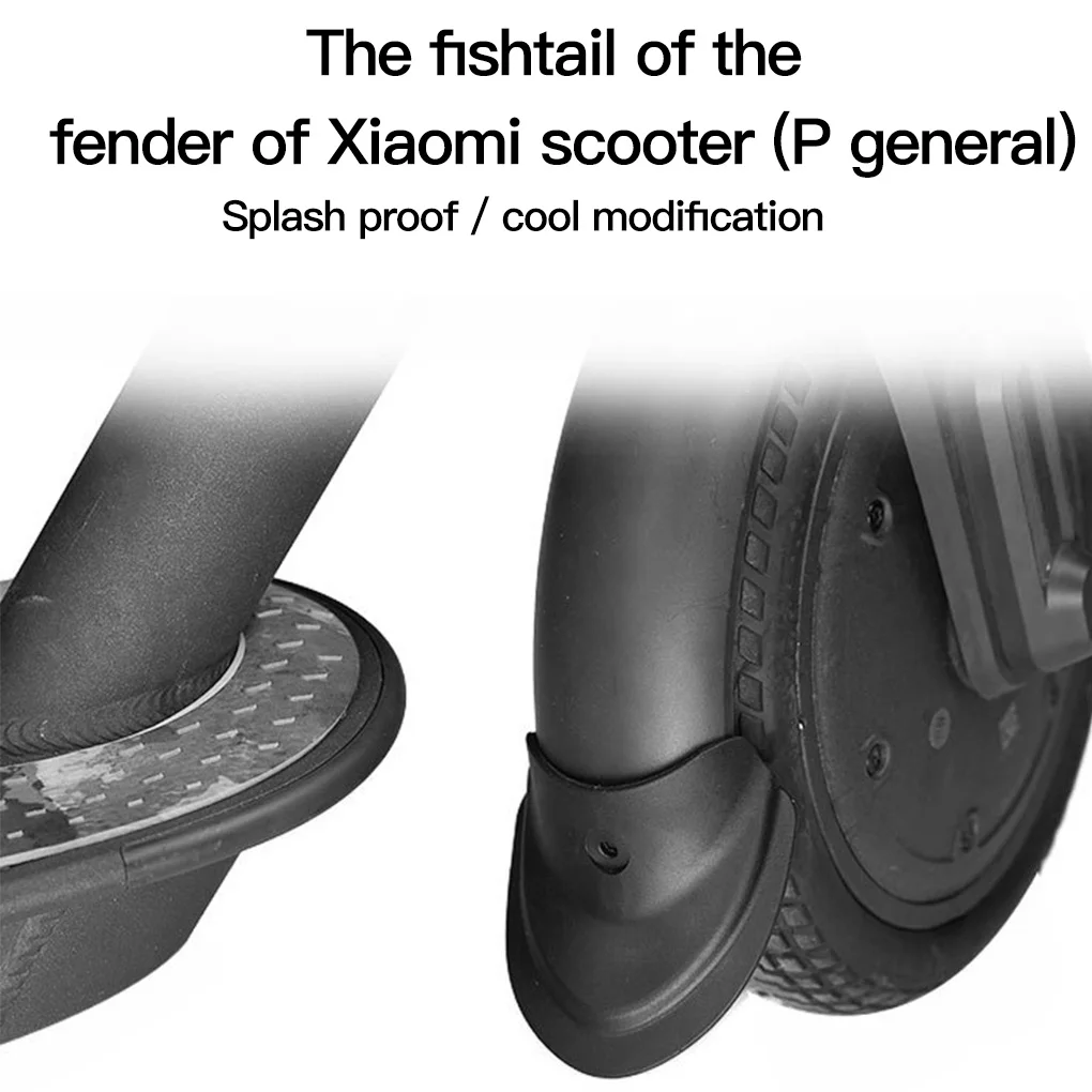 

2PCS Scooter Front Rear Mudguard Fender Fishtail Retaining Water for Xiaomi Mijia M365 M365 Pro Electric Scooter Accessories