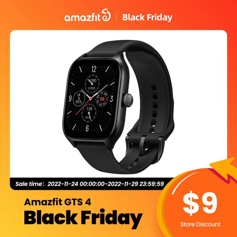 New Amazfit GTS 4 Smartwatch Alexa Built-in 150 Sports Modes 8-Day Battery Life Smart Watch For Android IOS