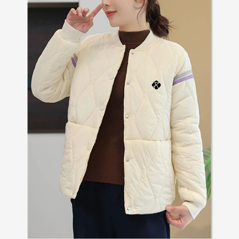 

Autumn Winter Women's Golf Wear Clothing Thin Cotton Clothes Jacket Baseball Tennis Windbreaker Woman Golf Coats Uniform Tops