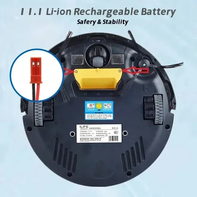 12 В 11 1 3S1P 6800 мАч подходит для Ecovacs Llife V1 X3 V3 V5 X5 CW310 CEN250 робот-пылесос