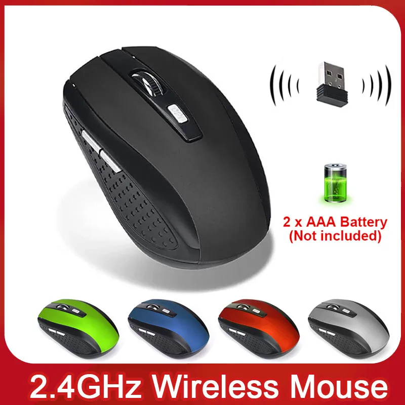

Mouse Raton Gaming 2.4GHz Wireless Mouse USB Receiver Pro Gamer For PC Laptop Desktop Computer Mouse Mice For Laptop computer