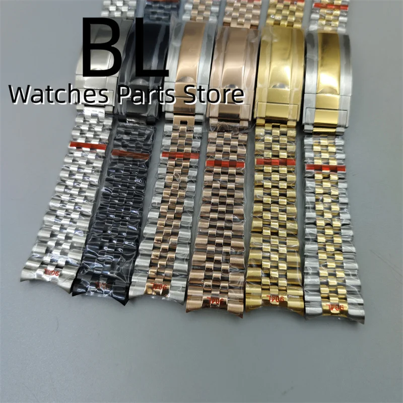 Браслет BLIGER 20 мм для юбилейных часов изогнутый двухцветный браслет наручных из