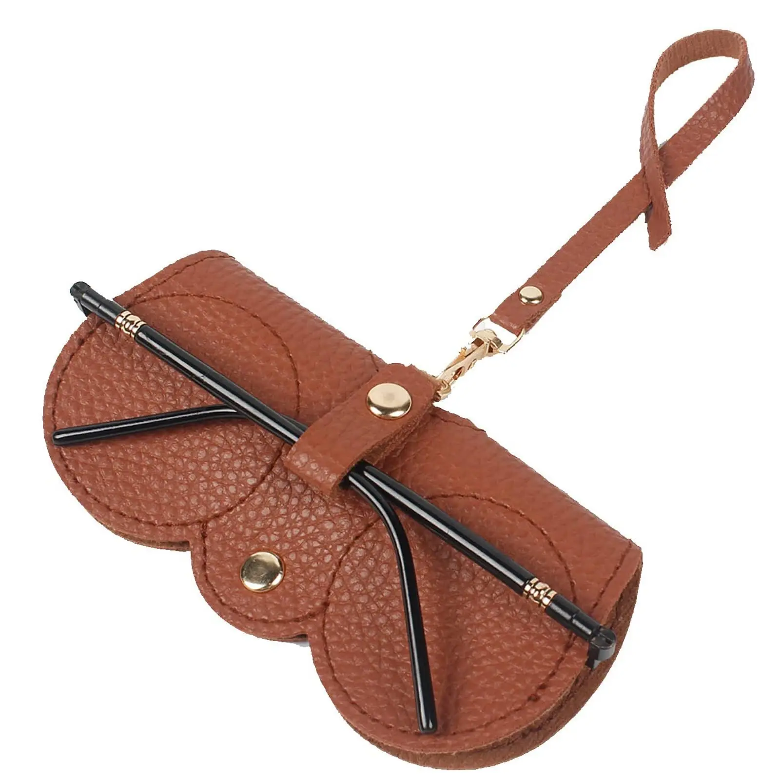 

Soft Leather Sunglasses Bag PU Glasses Case Holder Portable Soft Leather Sunglasses Bag Slim Sunglasses Pouch