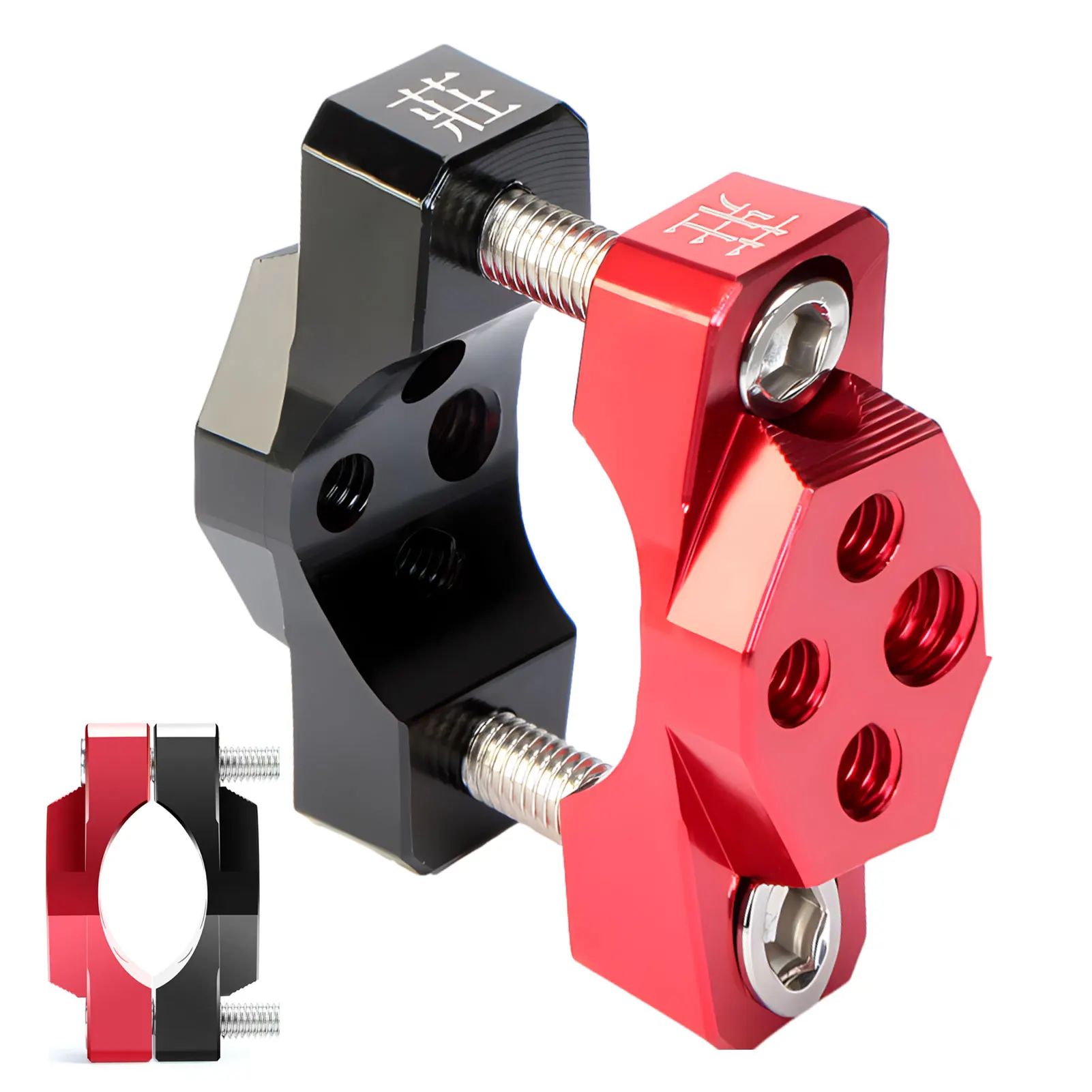 

Roll Bar Clamps Horizontal Roll Cage Clamps For Motorcycles Bikes Road Bikes Bumper Mount Bracket Handlebar Clamps For LED Light