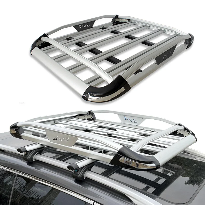 

2023New SUV Sedan Extension 4X4 Universal Rooftop Cargo Carrier Basket Car Roof Rack Basket