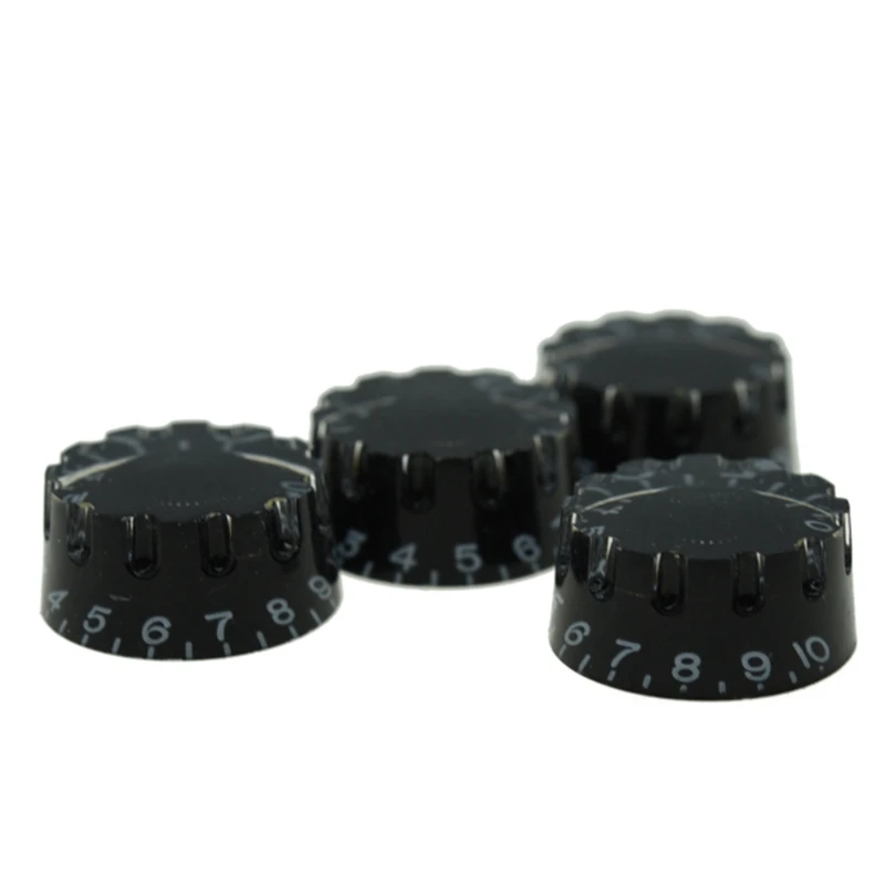 Зубчатые ручки для электрогитары Gibson Les Paul SG (набор из 4 шт.) накатанные подходят 24