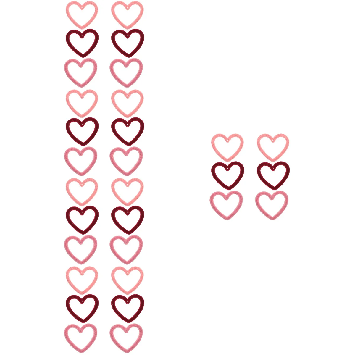

30 Pcs Bulk Necklaces Bulk Charms Charm Braclets Crafting Supplies Love Necklace Small Charms Vintage Heart Pendant