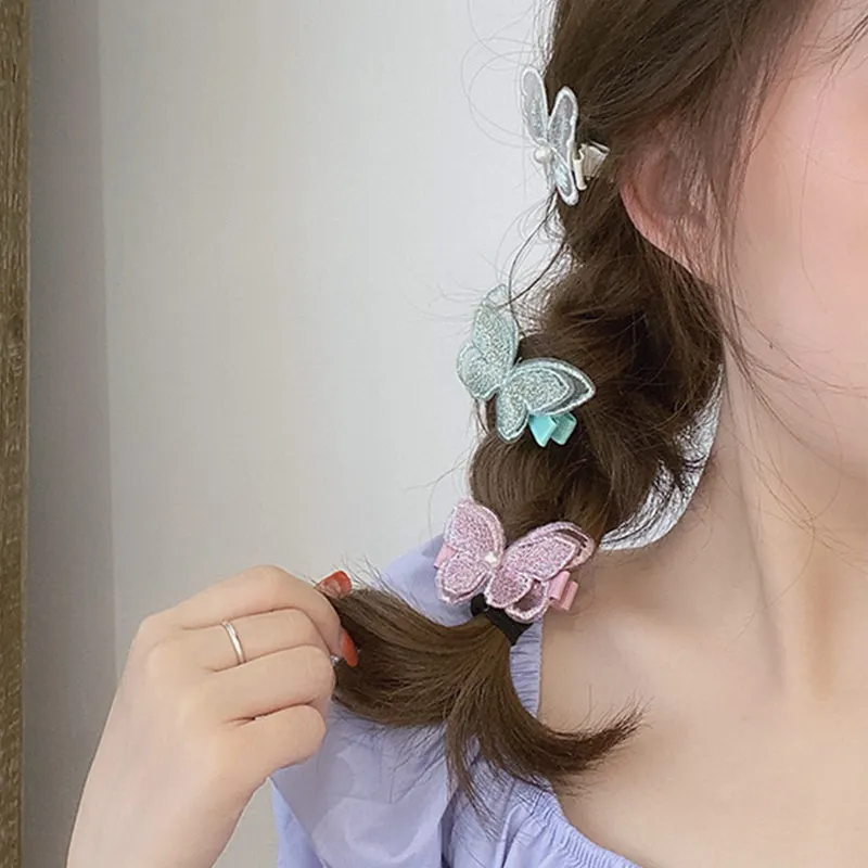 

Womens Fairy Butterfly Hair Clips for Girl Kids Korea Sweet Hair Barrettes Hairpins Wedding Photography Jewelry Hair Accessories