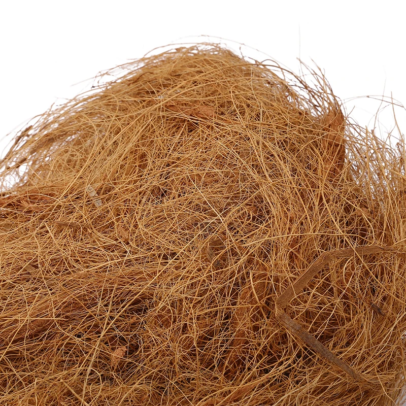 

200g Natural Coconut Husk Fiber Flowerpot Cover Craft Insect-proof Protect Flower Plant Soil Keep Warm Reptile Bedding Bird Nest