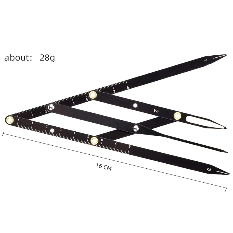 Металлическая линейка для бровей позиционирование полуперманентной линии