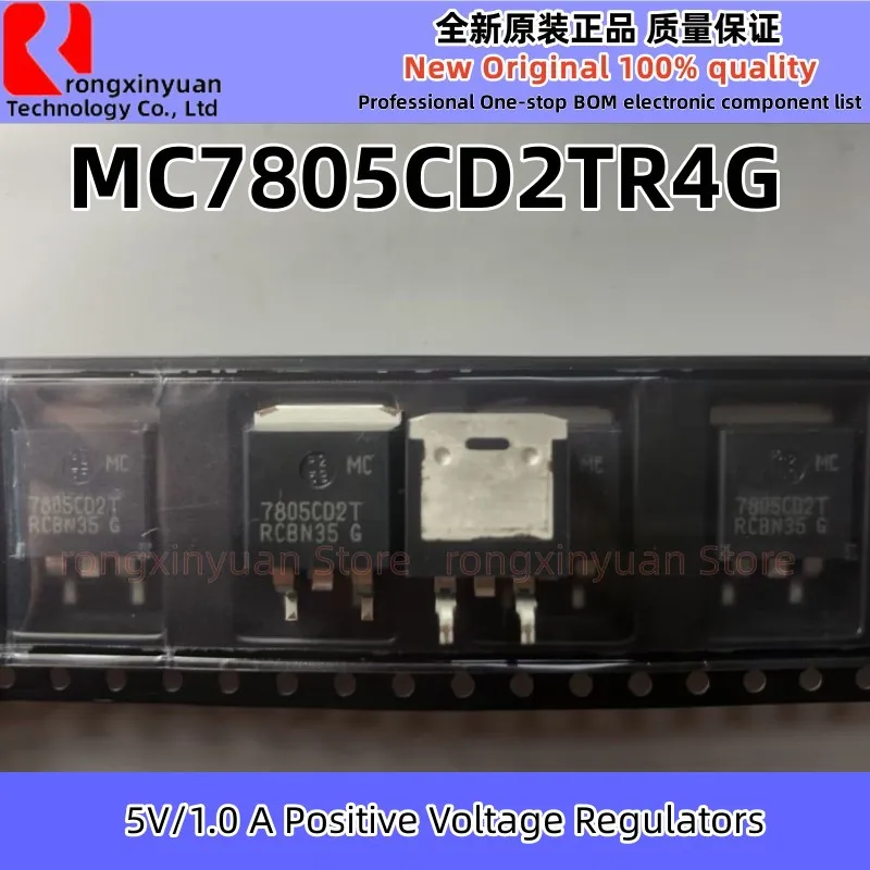 

MC7805CD2TR4G MC7805CD2TG MC7805CD2TR4 7805CD2T MC7805CD2T TO263 MC7805 5V/1,0 A регуляторы положительного напряжения 100% Новый оригинальный