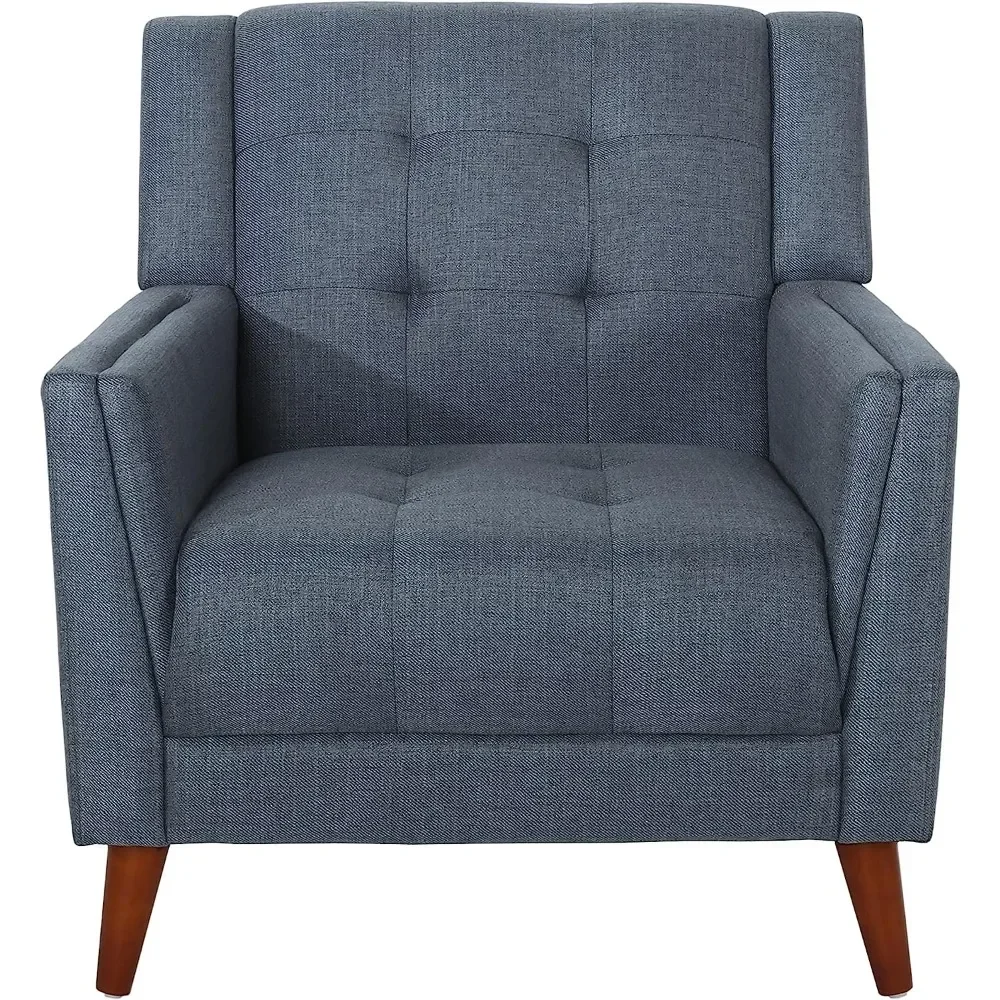 Стул из ткани темно-серый Ореховый