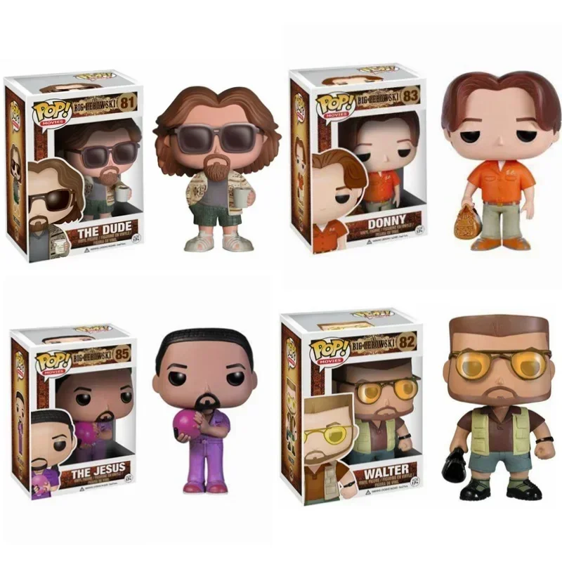 FUNKO POP BIG LEBOWSKI Green toes The Dude 81# Walter 82# Donny 83# Jesus 85# PVC Action Figure Collectible Model toys