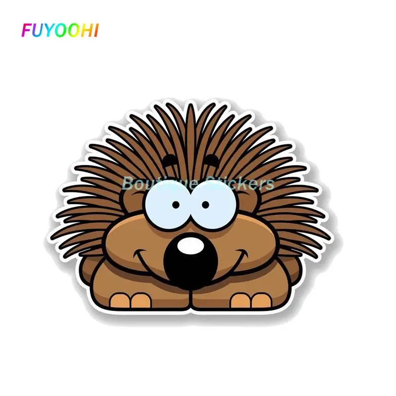 

FUYOOHI Exterior/Protection Boutique Stickers Cartoon Happy Hedgehog PVC Motorcycle Sticker Vinyl Car Decals