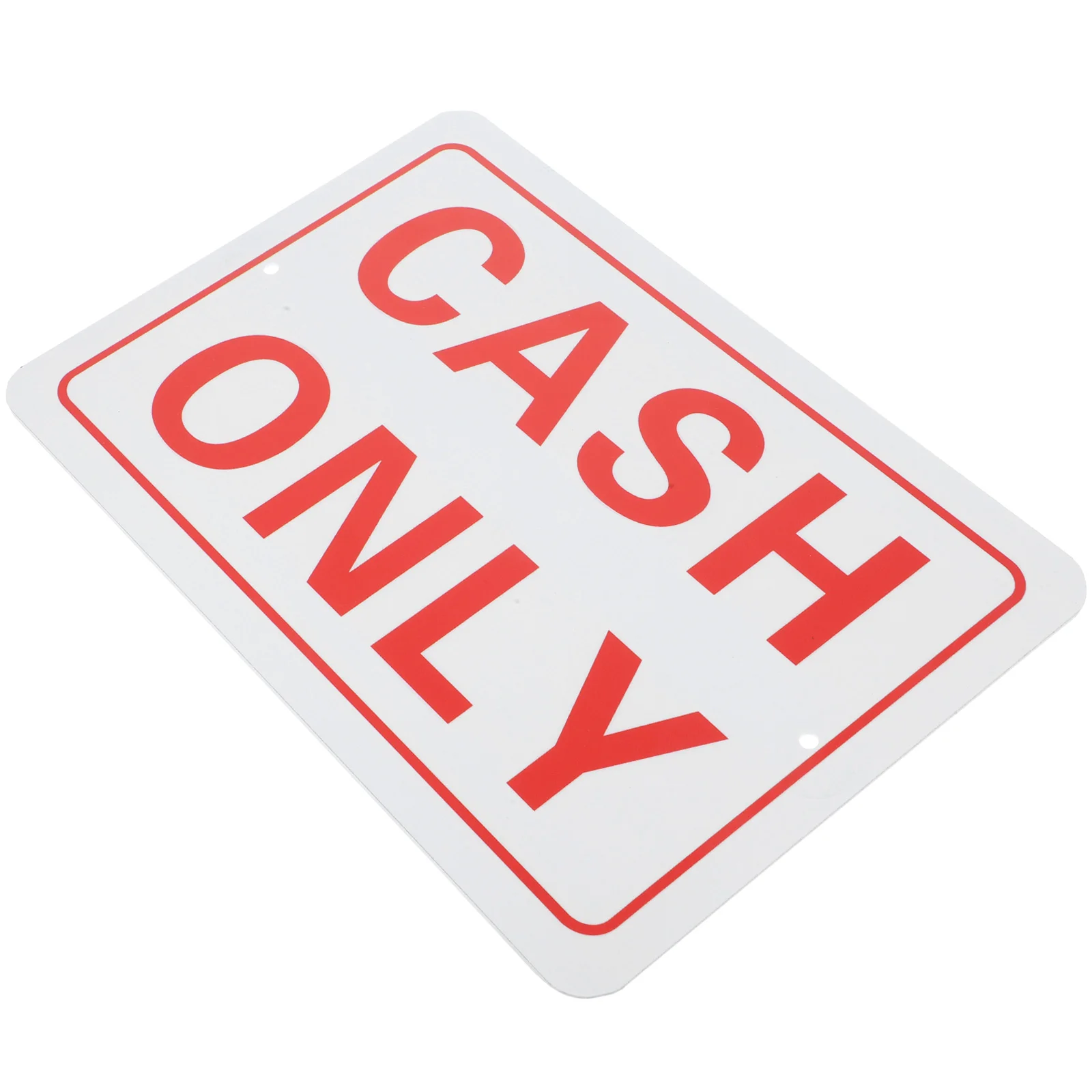 

Cash Only Sign Business Cashier Sign No Credit Card Checks Payment Sign for Store Shop