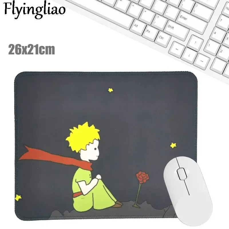 

Little Prince Rose Fashion Nordic Style Mousepad for Laptop Computer Desk Mat Mouse Pad Wrist Rests Table Mat Office Accessories