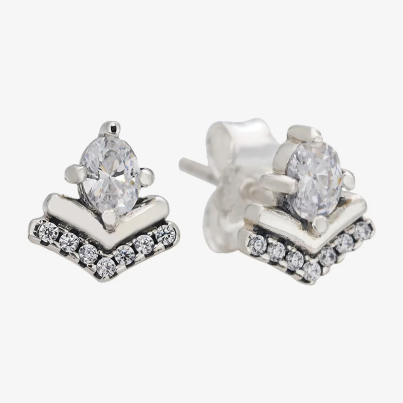 

925 Sterling Silver Pan Earring Fashion Classic Wish Earrings For Women Wedding Gift Fashion Jewelry