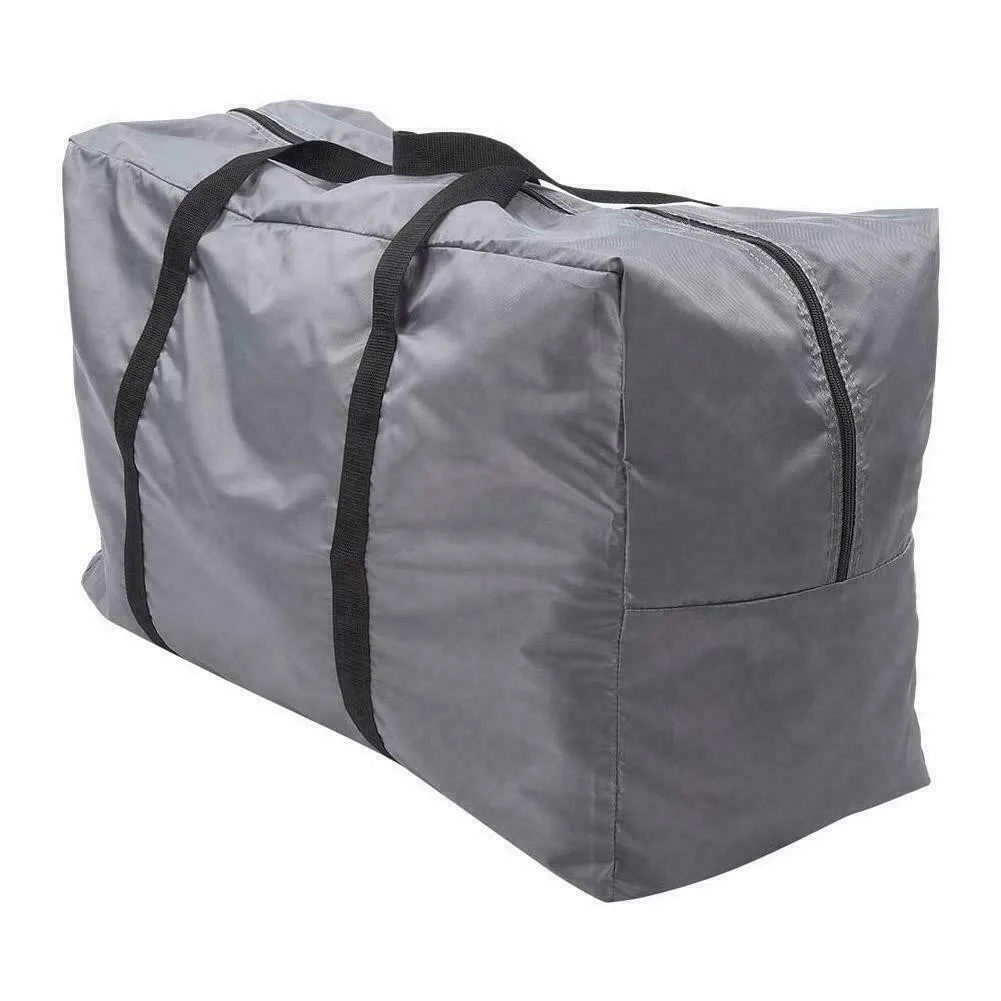 

Gray Portable Large Capacity Storage Travel Bags Folding Oxford Cloth 75x45x26cm For Unisex Women Fashion Hand Luggage Bag
