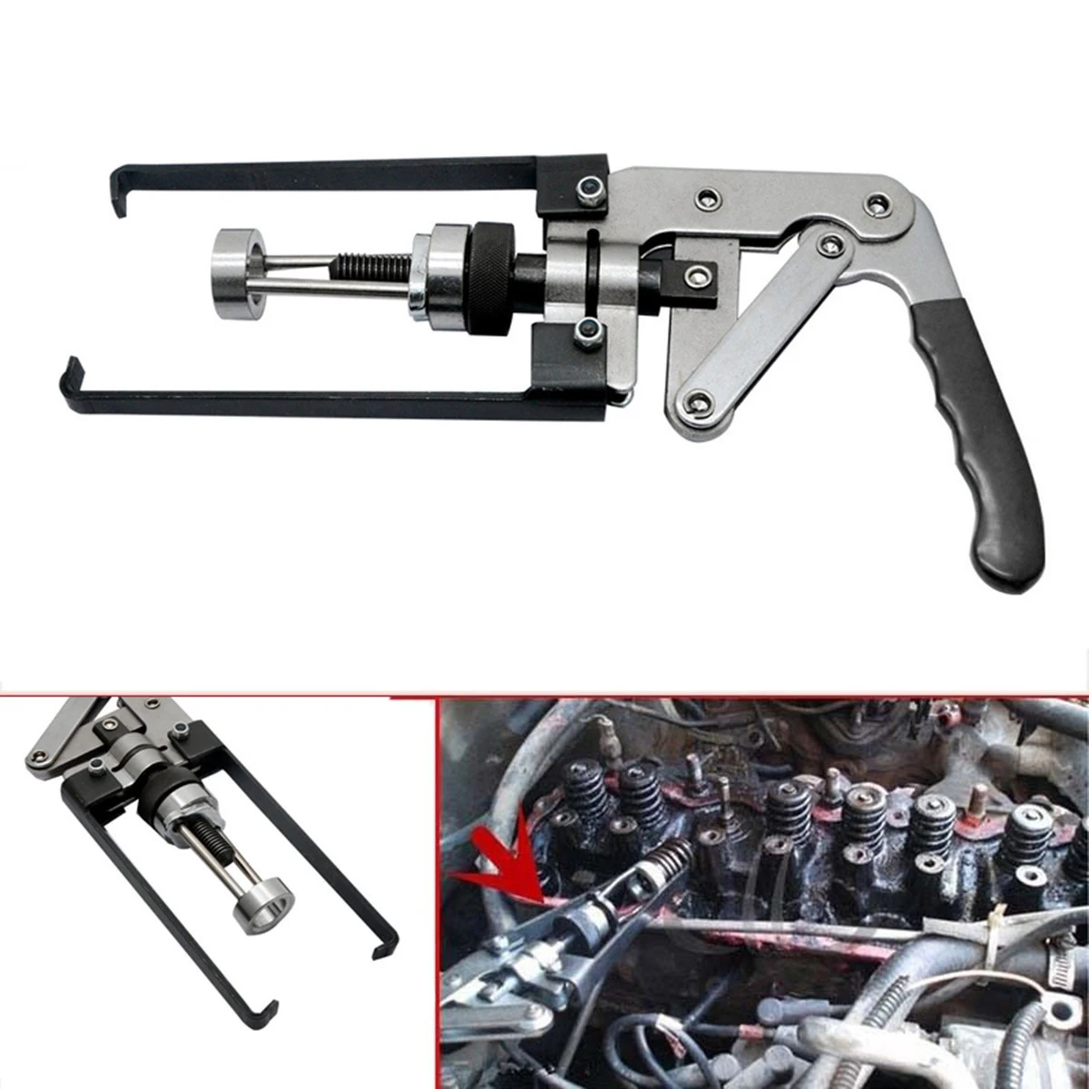 O40 воздушный клапан пружинный компрессор OHV/OHC/CHV комплект инструментов для удаления уплотнения двигателя