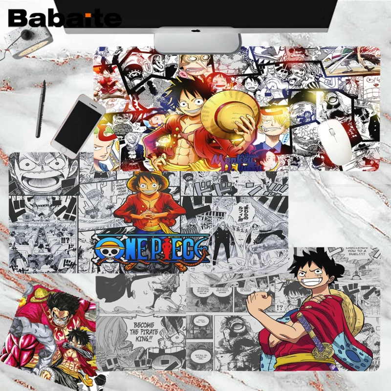 

Anime O-One Pieces L-Luffy My Favorite gamer play mats Mousepad Size for Keyboards Mat Mousepad for boyfriend Gift