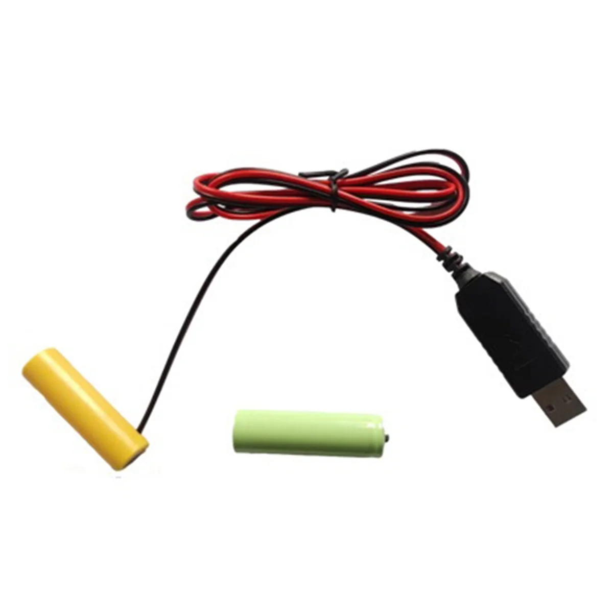Фото LELE USB от 5 В до 3 В LR03 AAA кабель-пустышка для устранения батареи для дистанционного управления радио светодиодная лампа 1 м №4