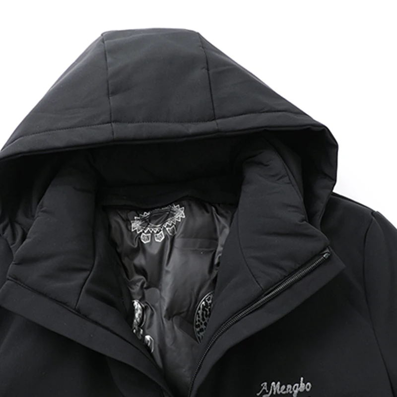 Winter Coat Men's Down Jacket Outdoor Thickened Warm White Duck Down Down Jacket Fashion Casual Warm Jacket 90% White Duck Down
