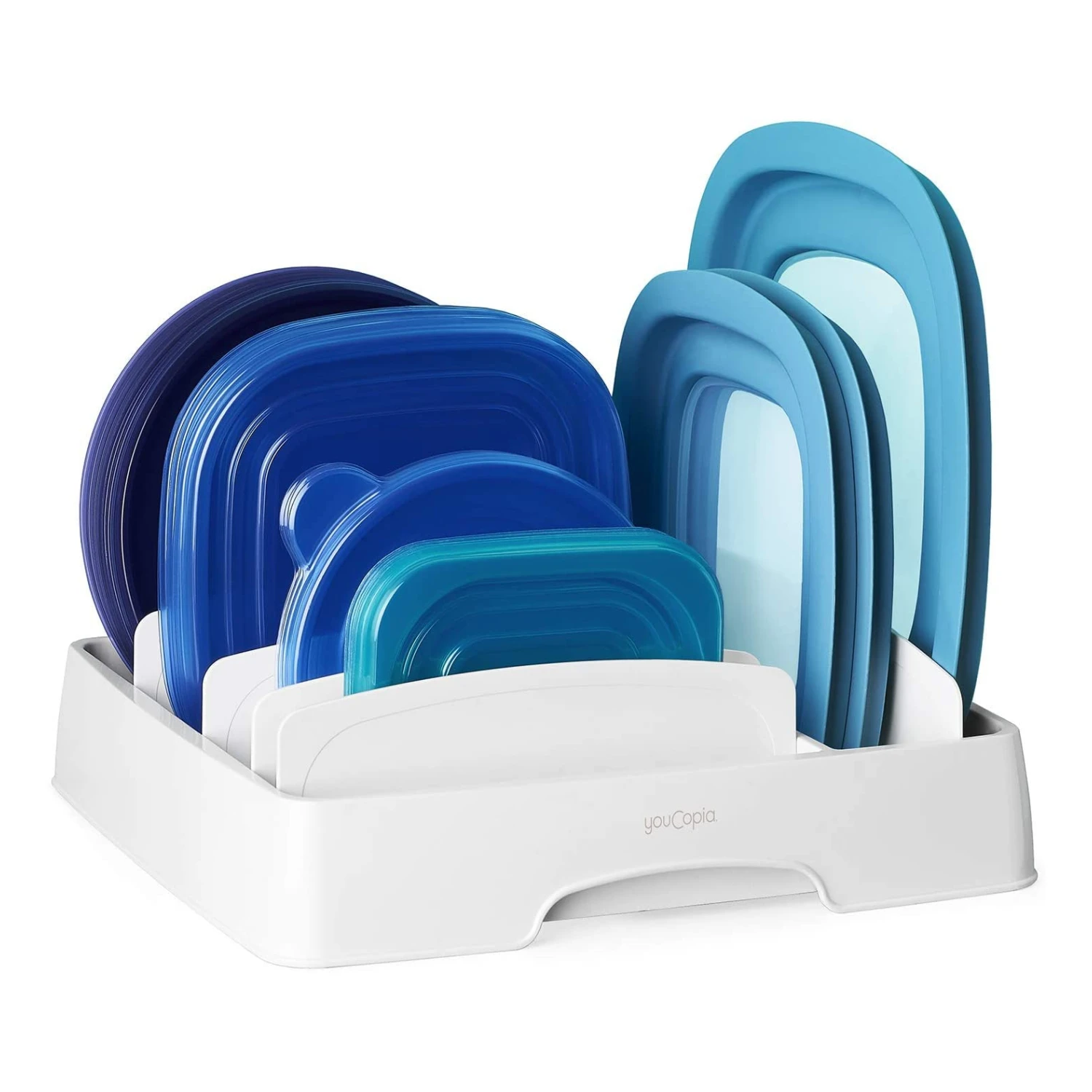 

Kitchen Dish Drying Rack Plate Cup Stand Holder Tray Food Container Adjustable Lid Storage Shelf Kitchen Organizer Cabinets Tray